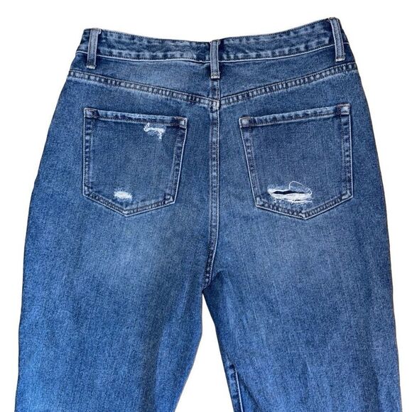 Vervet Emma Rendition Distressed Mom Jean 100% Cotton Size 29 - Picture 9 of 11